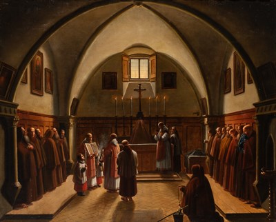 Lot 381 - School of Francois-Marius Granet The Interior...