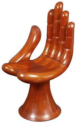 Lot 4 - Pedro Friedeberg Mahogany Hand Chair Height 36...