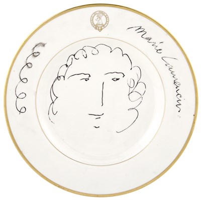 Lot 36 - Manner of Marie Laurencin Head of a Woman...