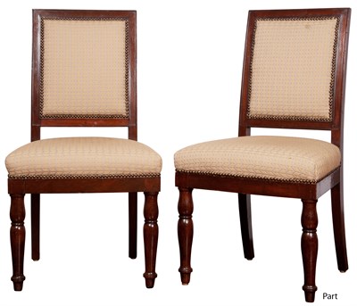 Lot 10 - Royal Interest: Set of Six Empire Upholstered...