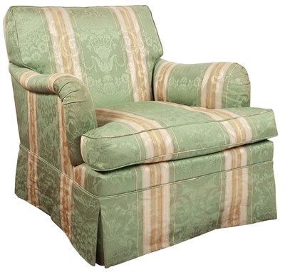 Lot 16 - Upholstered Club Chair Height 31 1/2 inches,...