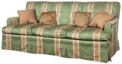 Lot 15 - Upholstered Loose Cushion Sofa Height 34 1/2...