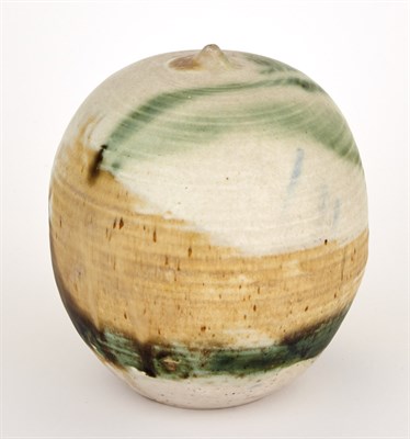 Lot 55 - Toshiko Takaezu Glazed Ceramic Moon Vessel...