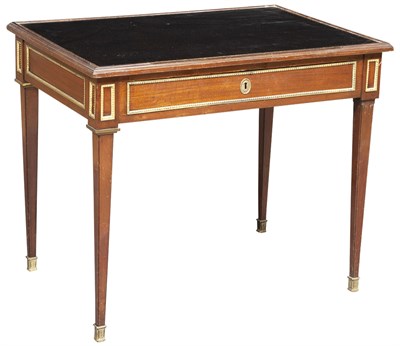 Lot 68 - Louis XVI Mahogany Petite Bureau Plat The...