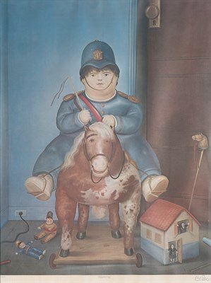 Lot 89 - Fernando Botero (b. 1932) PEDRITO Color offset...