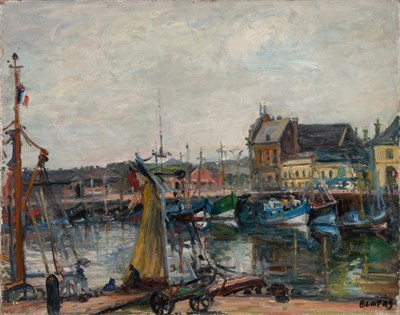 Lot 1124 - Arbit Blatas Lithuanian, 1908-1999 Port of...