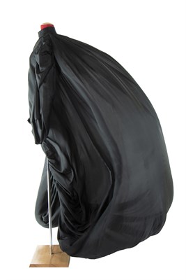 Lot 39 - Black Silk Parachute Cape,...