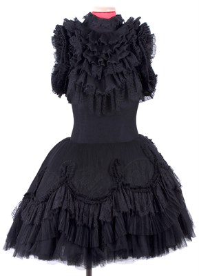 Lot 14 - Black Dropped Waist Dress, 'The Girl Who Lived...