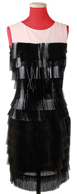Lot 15 - Black Flapper Dress, 'Resort', 2008 Flesh tone...