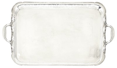 Lot 232 - Poul Petersen Silver Plated Tray Length over...