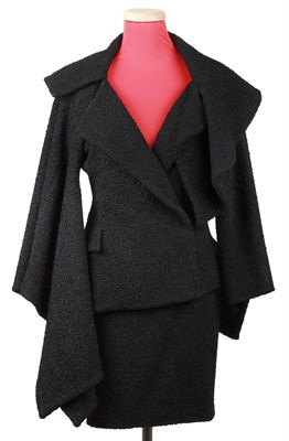 Lot 27 - Black Wool Skirt Suit, 'Pre Fall', 2009 Boucle...