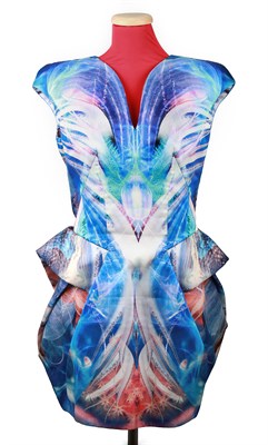 Lot 32 - Multi-Color Silk Kaleidoscope Print Dress,...
