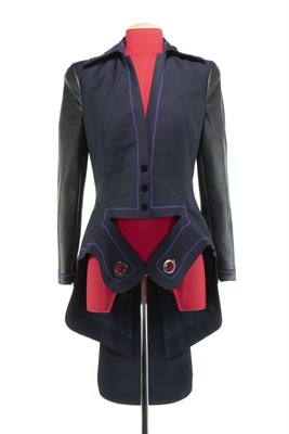 Lot 11 - Navy and Black Tail Coat, 'Plato's Atlantis',...