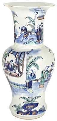 Lot 490 - A Large Chinese Doucai Porcelain Vase...