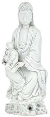 Lot 513 - A Chinese Blanc de Chine Figure of Songzi...