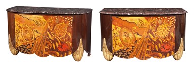 Lot 241 - Pair of Art Deco Style Parcel Gilt and...