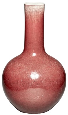 Lot 540 - A Chinese Oxblood Glazed Porcelain Bottle Vase...