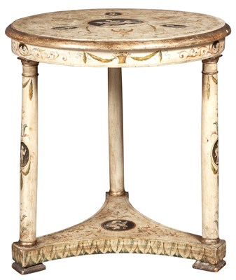 Lot 266 - Italian Empire Style Painted and Decorated...