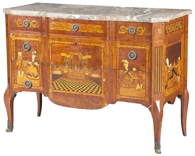 Lot 257 - Louis XV/XVI Transitional Style Kingwood,...