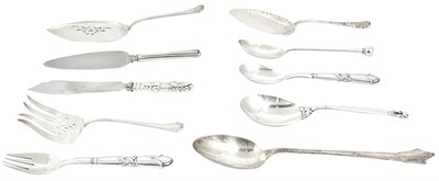 Lot 231 - Group of Ten Sterling Silver and Silver Plated...
