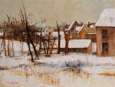 Lot 44 - Michel De Gallard French, 1921-2007 Village...