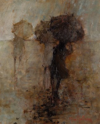 Lot 45 - Michel De Gallard French, 1921-2007 Umbrellas...
