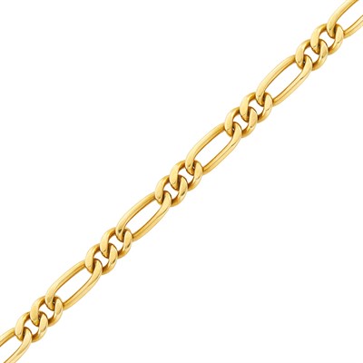 Lot 78 - Van Cleef & Arpels Gold Curb Link Bracelet, France
