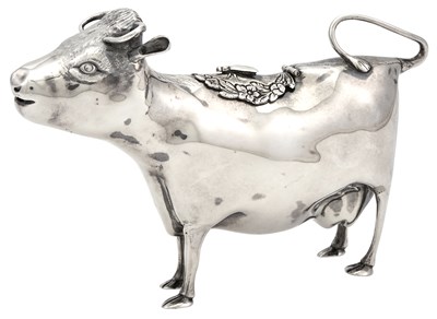 Lot 180 - Elizabeth II Novelty Sterling Silver Cow...