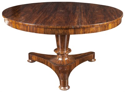 Lot 105 - Victorian Rosewood Center Table Mid-19th...
