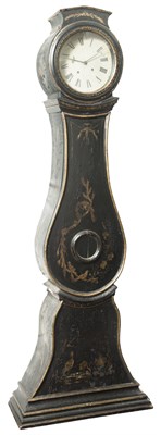 Lot 122 - Swedish Mora Black-Painted and Parcel-Gilt...