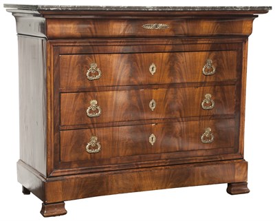 Lot 128 - Charles X Mahogany Commode Circa 1830 The...