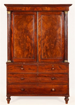 Lot 131 - William IV Mahogany and Gilt-Metal Mounted...