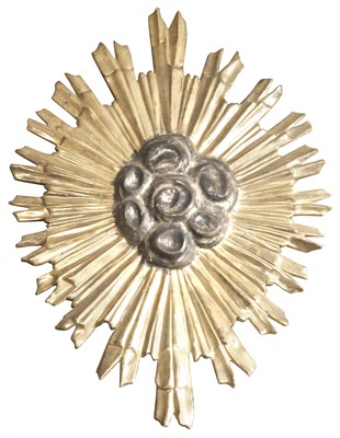 Lot 217 - Continental Giltwood Cloud and Sunburst...