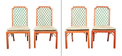 Lot 259 - Set of Four George III Style Orange and...