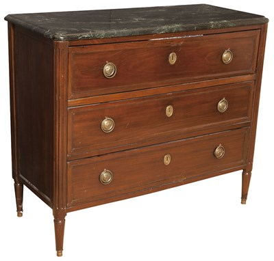 Lot 277 - Louis XVI Mahogany Secretaire/Commode The...