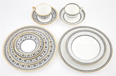 Lot 249 - Crown Staffordshire 'Black Victoria' Bone...