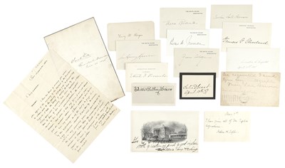 Lot 189 - [FIRST LADIES] Collection of signed or...