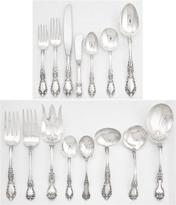 Lot 157 - Alvin Sterling Silver Prince Eugene Pattern...