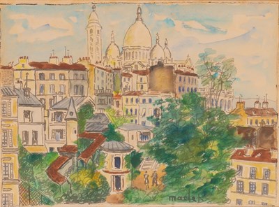 Lot 66 - Elisee Maclet French, 1881-1962 Paris View...