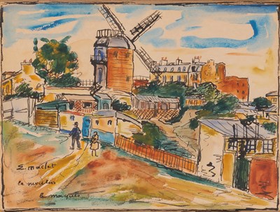 Lot 67 - Elisee Maclet French, 1881-1962 Le Moulin...