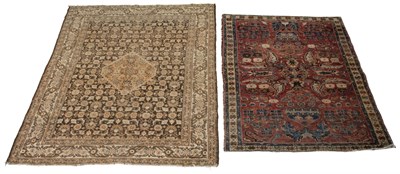 Lot 250 - Two Persian Rugs First quarter of the 20th...