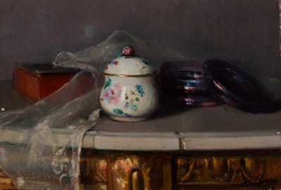 Lot 234 - French School 20th Century Still Life with Jar,...
