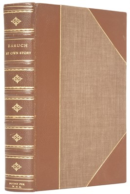 Lot 332 - BARUCH, BERNARD Baruch: My own Story. New York:...