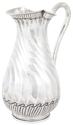Lot 177 - French Sterling Silver Water Pitcher Late 19th...
