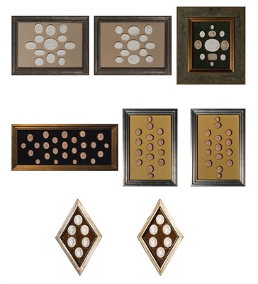 Lot 110 - Assembled Set of Eight Framed Seal Impressions...