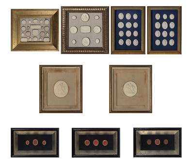 Lot 111 - Assembled Set of Nine Framed Seal Impressions...