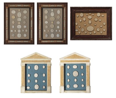 Lot 112 - Assembled Set of Five Framed Seal Impressions...