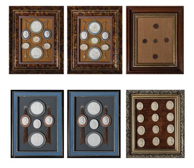 Lot 118 - Assembled Set of Six Framed Seal Impressions...
