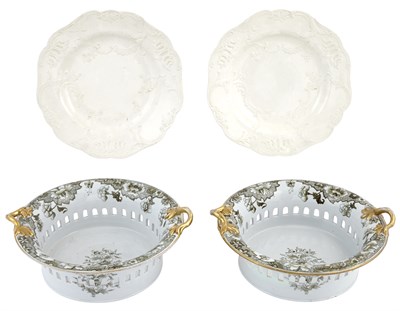 Lot 279 - Pair of Spode New Stone Transfer and Gilt...