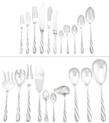 Lot 186 - Buccellati Sterling Silver Torchon Pattern...